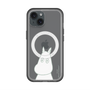 スリムプロテクションプレミアムケース with MagSafe［ MOOMIN - Troubled face ］