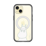 スリムプロテクションプレミアムケース with MagSafe［ MOOMIN - Troubled face ］