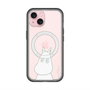 スリムプロテクションプレミアムケース with MagSafe［ MOOMIN - Troubled face ］