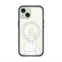 スリムプロテクションプレミアムケース with MagSafe［ MOOMIN - Troubled face ］