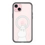 スリムプロテクションプレミアムケース with MagSafe［ MOOMIN - Troubled face ］