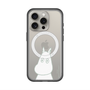 スリムプロテクションプレミアムケース with MagSafe［ MOOMIN - Troubled face ］
