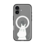 スリムプロテクションプレミアムケース with MagSafe［ MOOMIN - Troubled face ］