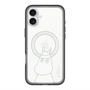 スリムプロテクションプレミアムケース with MagSafe［ MOOMIN - Troubled face ］