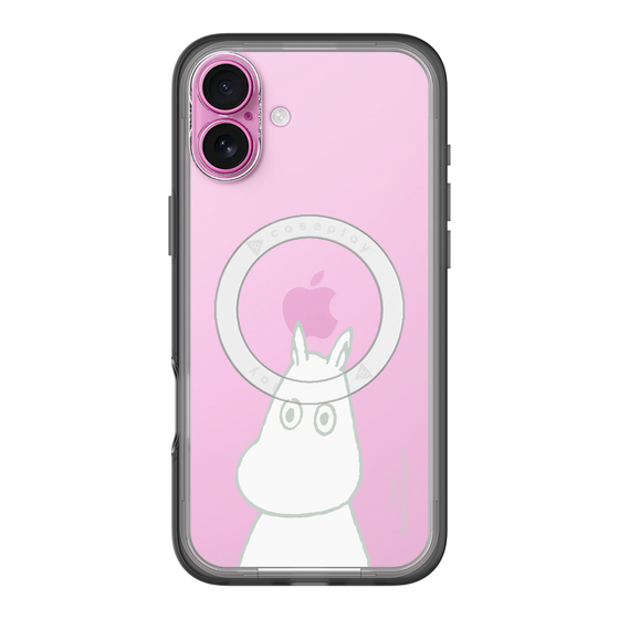 スリムプロテクションプレミアムケース with MagSafe［ MOOMIN - Troubled face ］