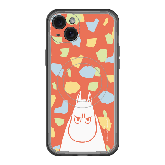 スリムプロテクションプレミアムケース with MagSafe［ MOOMIN - Angry face - color ］