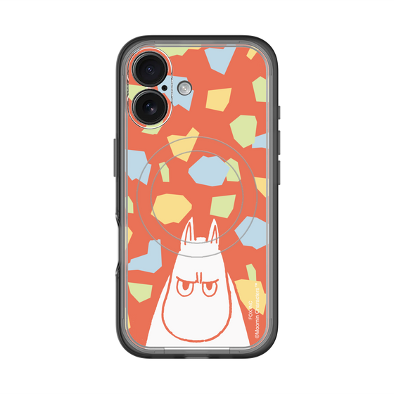 スリムプロテクションプレミアムケース with MagSafe［ MOOMIN - Angry face - color ］