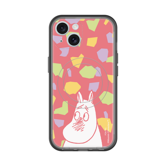スリムプロテクションプレミアムケース with MagSafe［ MOOMIN - Blushing face - color ］