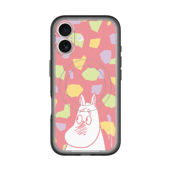スリムプロテクションプレミアムケース with MagSafe［ MOOMIN - Blushing face - color ］