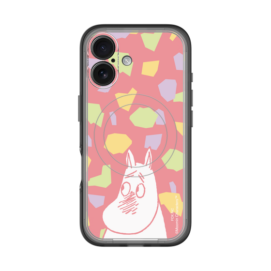 スリムプロテクションプレミアムケース with MagSafe［ MOOMIN - Blushing face - color ］