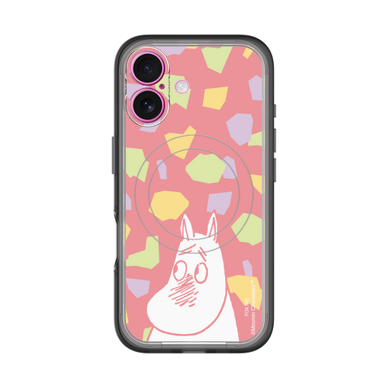 スリムプロテクションプレミアムケース with MagSafe［ MOOMIN - Blushing face - color ］