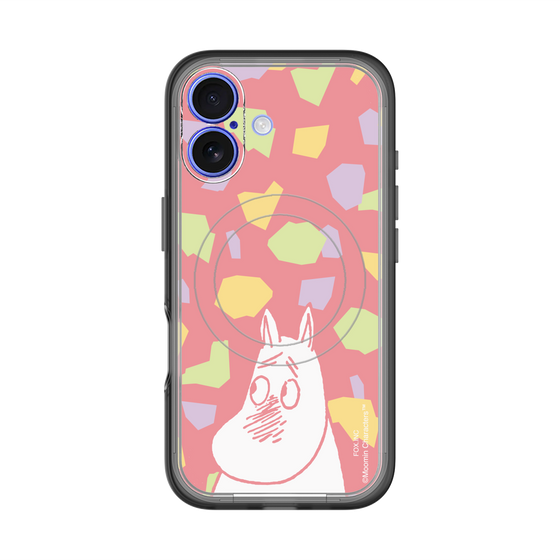 スリムプロテクションプレミアムケース with MagSafe［ MOOMIN - Blushing face - color ］