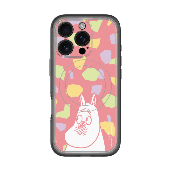 スリムプロテクションプレミアムケース with MagSafe［ MOOMIN - Blushing face - color ］