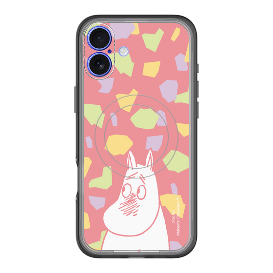 スリムプロテクションプレミアムケース with MagSafe［ MOOMIN - Blushing face - color ］