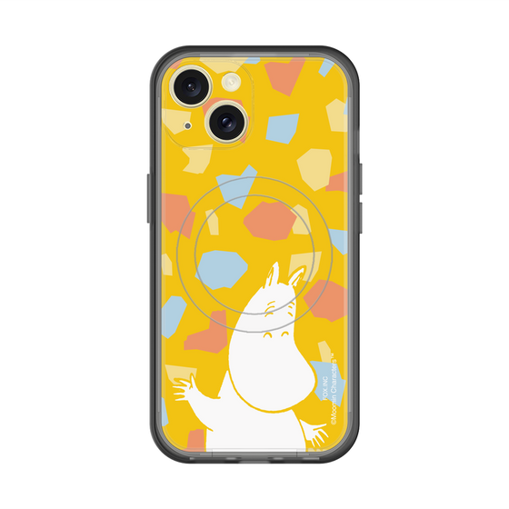 スリムプロテクションプレミアムケース with MagSafe［ MOOMIN - Happy face - color ］