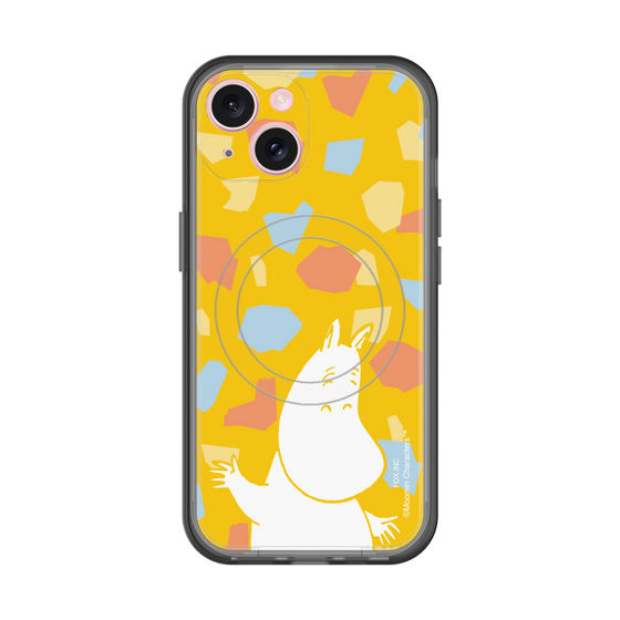 スリムプロテクションプレミアムケース with MagSafe［ MOOMIN - Happy face - color ］