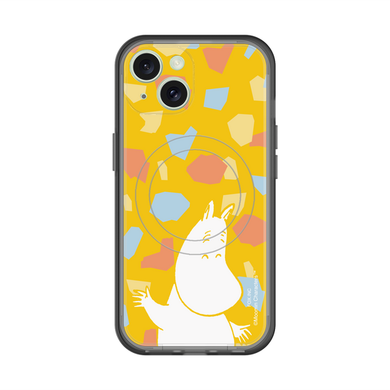 スリムプロテクションプレミアムケース with MagSafe［ MOOMIN - Happy face - color ］