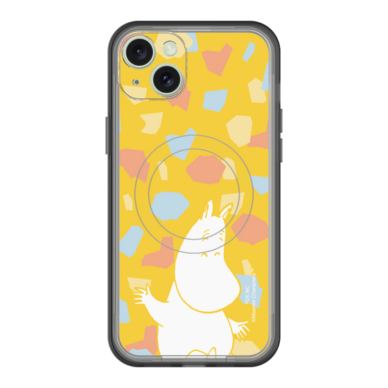 スリムプロテクションプレミアムケース with MagSafe［ MOOMIN - Happy face - color ］