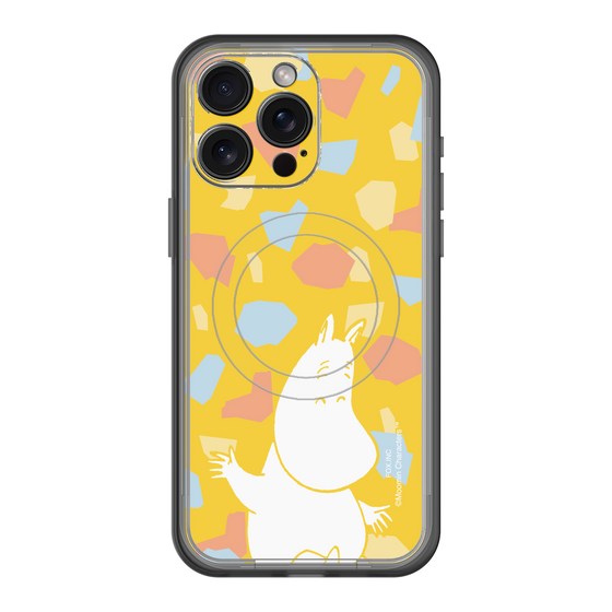スリムプロテクションプレミアムケース with MagSafe［ MOOMIN - Happy face - color ］