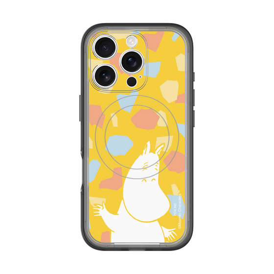 スリムプロテクションプレミアムケース with MagSafe［ MOOMIN - Happy face - color ］