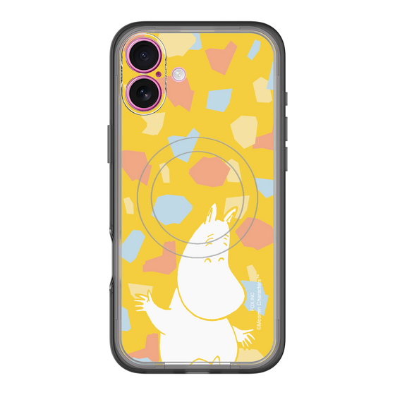 スリムプロテクションプレミアムケース with MagSafe［ MOOMIN - Happy face - color ］
