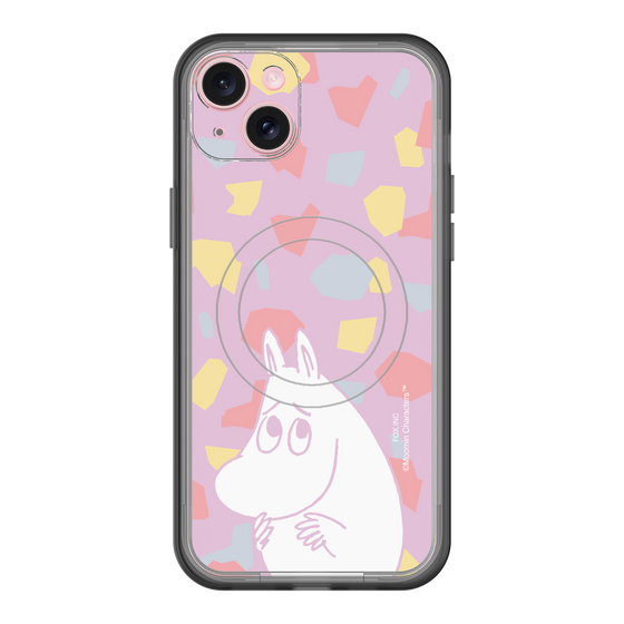 スリムプロテクションプレミアムケース with MagSafe［ MOOMIN - Fearful face - color ］