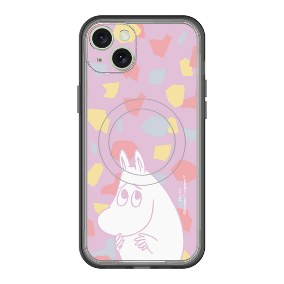 スリムプロテクションプレミアムケース with MagSafe［ MOOMIN - Fearful face - color ］