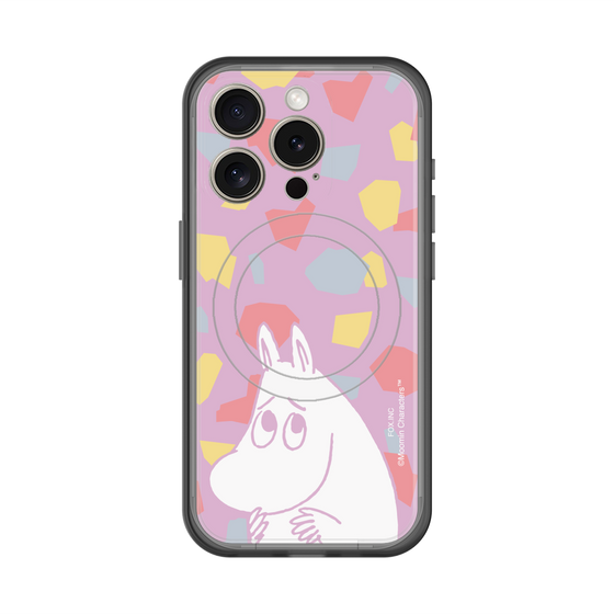 スリムプロテクションプレミアムケース with MagSafe［ MOOMIN - Fearful face - color ］