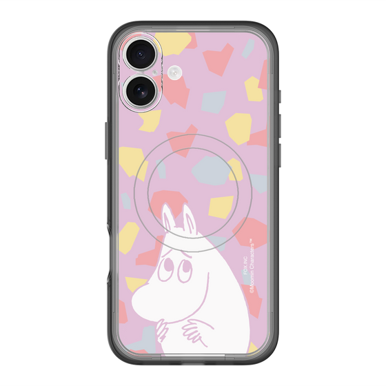 スリムプロテクションプレミアムケース with MagSafe［ MOOMIN - Fearful face - color ］