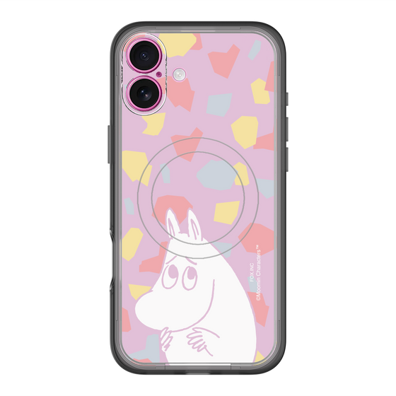 スリムプロテクションプレミアムケース with MagSafe［ MOOMIN - Fearful face - color ］