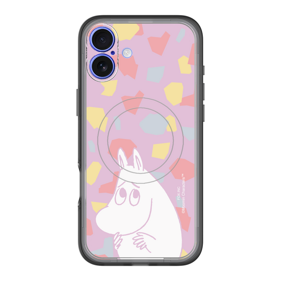 スリムプロテクションプレミアムケース with MagSafe［ MOOMIN - Fearful face - color ］