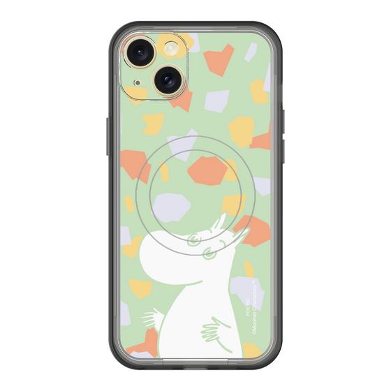 スリムプロテクションプレミアムケース with MagSafe［ MOOMIN - Sparkling face - color ］