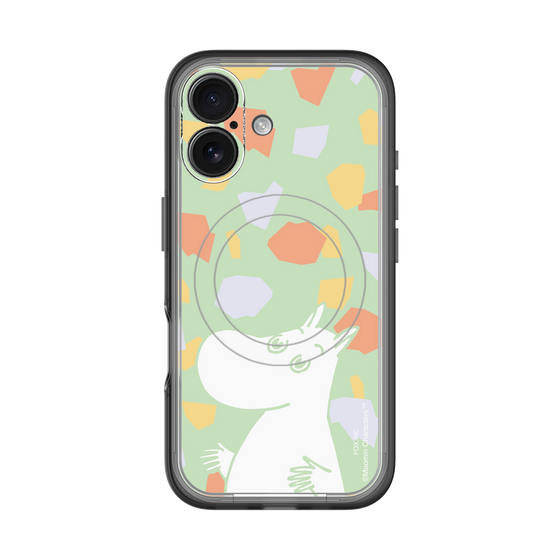 スリムプロテクションプレミアムケース with MagSafe［ MOOMIN - Sparkling face - color ］