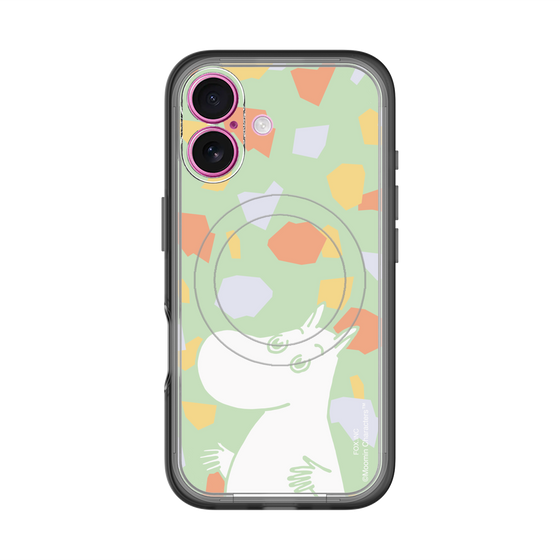 スリムプロテクションプレミアムケース with MagSafe［ MOOMIN - Sparkling face - color ］