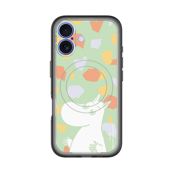 スリムプロテクションプレミアムケース with MagSafe［ MOOMIN - Sparkling face - color ］