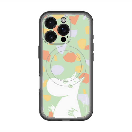 スリムプロテクションプレミアムケース with MagSafe［ MOOMIN - Sparkling face - color ］