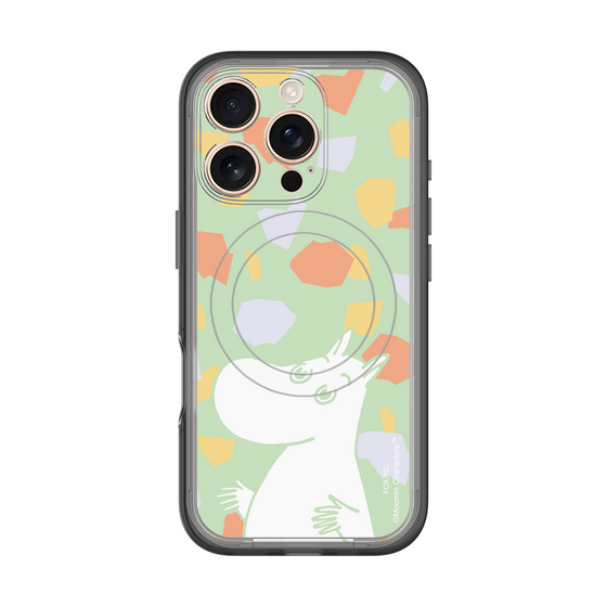 スリムプロテクションプレミアムケース with MagSafe［ MOOMIN - Sparkling face - color ］