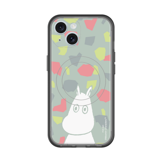 スリムプロテクションプレミアムケース with MagSafe［ MOOMIN - Troubled face - color ］