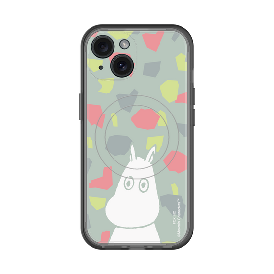 スリムプロテクションプレミアムケース with MagSafe［ MOOMIN - Troubled face - color ］