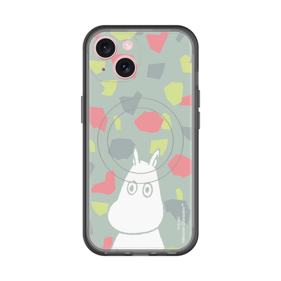 スリムプロテクションプレミアムケース with MagSafe［ MOOMIN - Troubled face - color ］