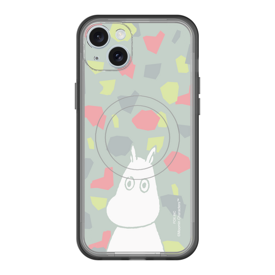 スリムプロテクションプレミアムケース with MagSafe［ MOOMIN - Troubled face - color ］