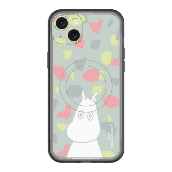 スリムプロテクションプレミアムケース with MagSafe［ MOOMIN - Troubled face - color ］
