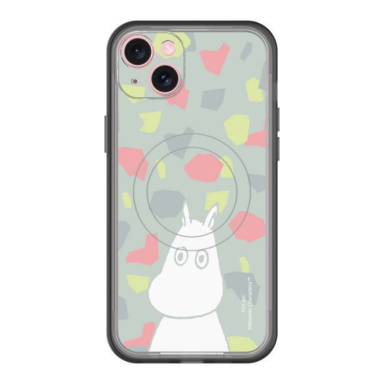 スリムプロテクションプレミアムケース with MagSafe［ MOOMIN - Troubled face - color ］