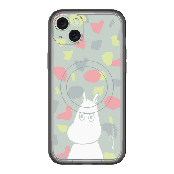 スリムプロテクションプレミアムケース with MagSafe［ MOOMIN - Troubled face - color ］