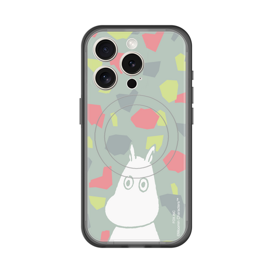 スリムプロテクションプレミアムケース with MagSafe［ MOOMIN - Troubled face - color ］