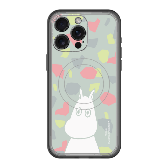 スリムプロテクションプレミアムケース with MagSafe［ MOOMIN - Troubled face - color ］