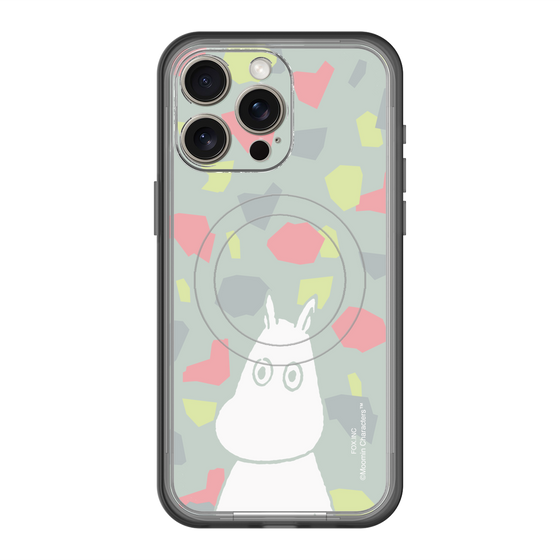 スリムプロテクションプレミアムケース with MagSafe［ MOOMIN - Troubled face - color ］