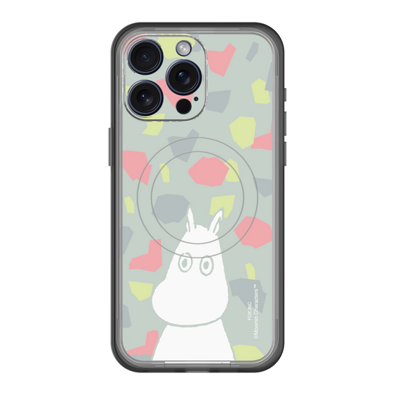 スリムプロテクションプレミアムケース with MagSafe［ MOOMIN - Troubled face - color ］