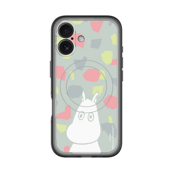 スリムプロテクションプレミアムケース with MagSafe［ MOOMIN - Troubled face - color ］