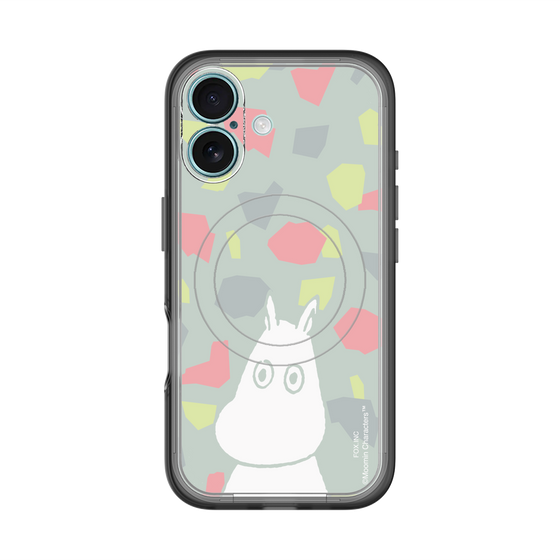 スリムプロテクションプレミアムケース with MagSafe［ MOOMIN - Troubled face - color ］
